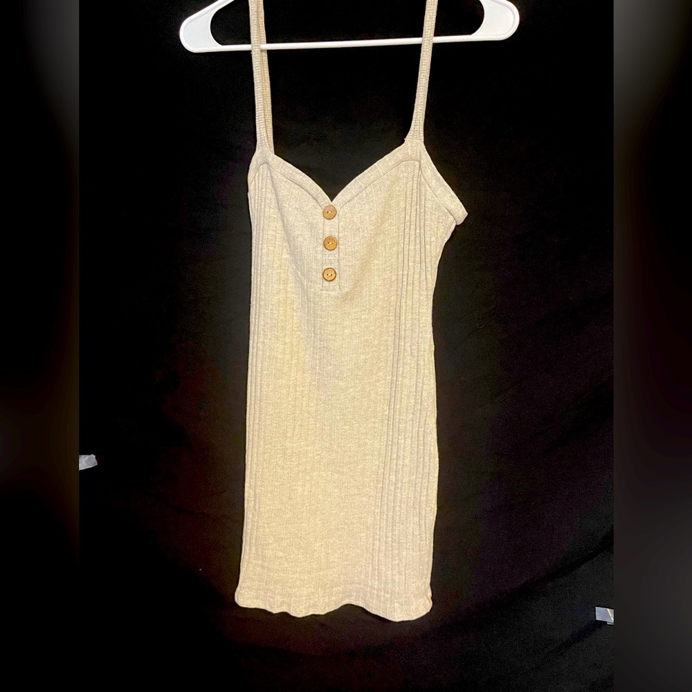Oatmeal color mini dress super soft